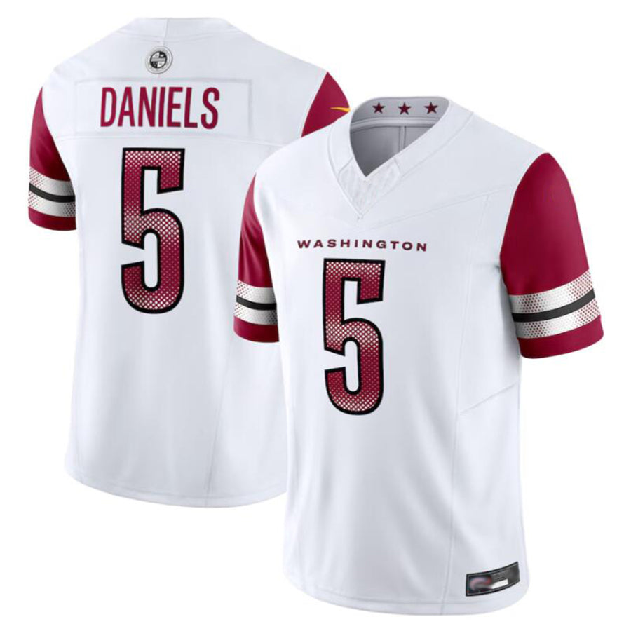 W.Commanders #5 Jayden Daniels Player White Vapor F.U.S.E. product image 1