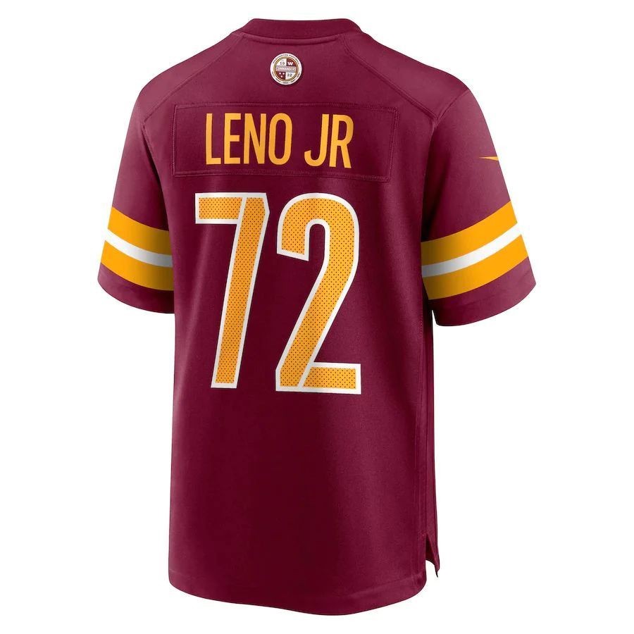W.Commanders #72 Charles Leno Jr. Player Burgundy Home Game product image 1