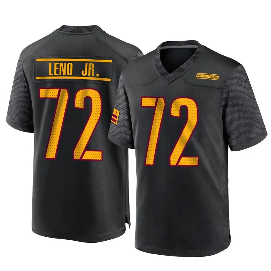 W.Commanders #72 Charles Leno Jr. Player Black Home Game product image 1