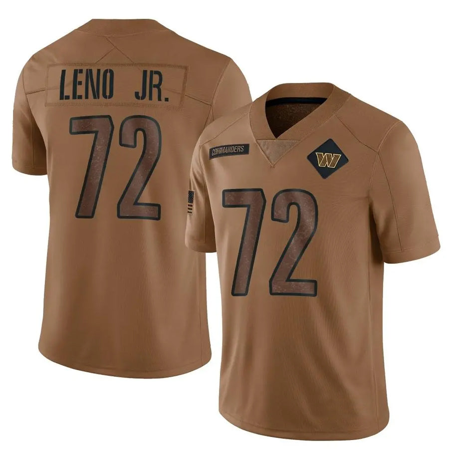 W.Commanders #72 Charles Leno Jr. Player Brown Salute To product image 1