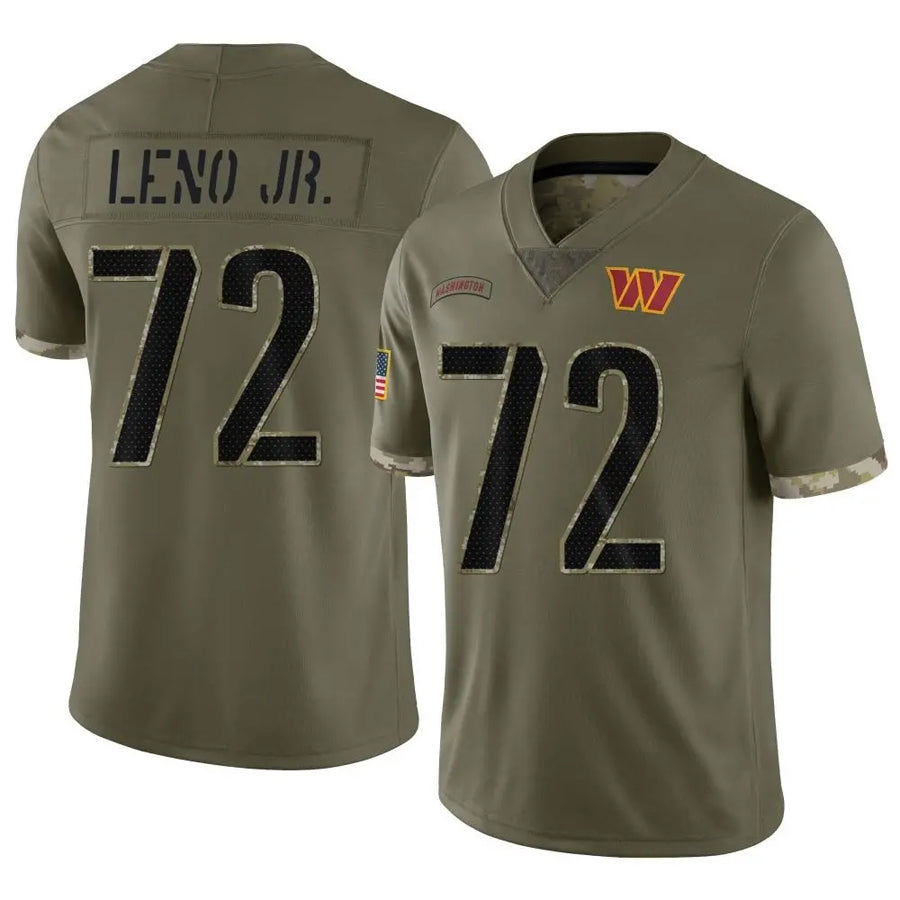 W.Commanders #72 Charles Leno Jr. Player Olive Salute To product image 1