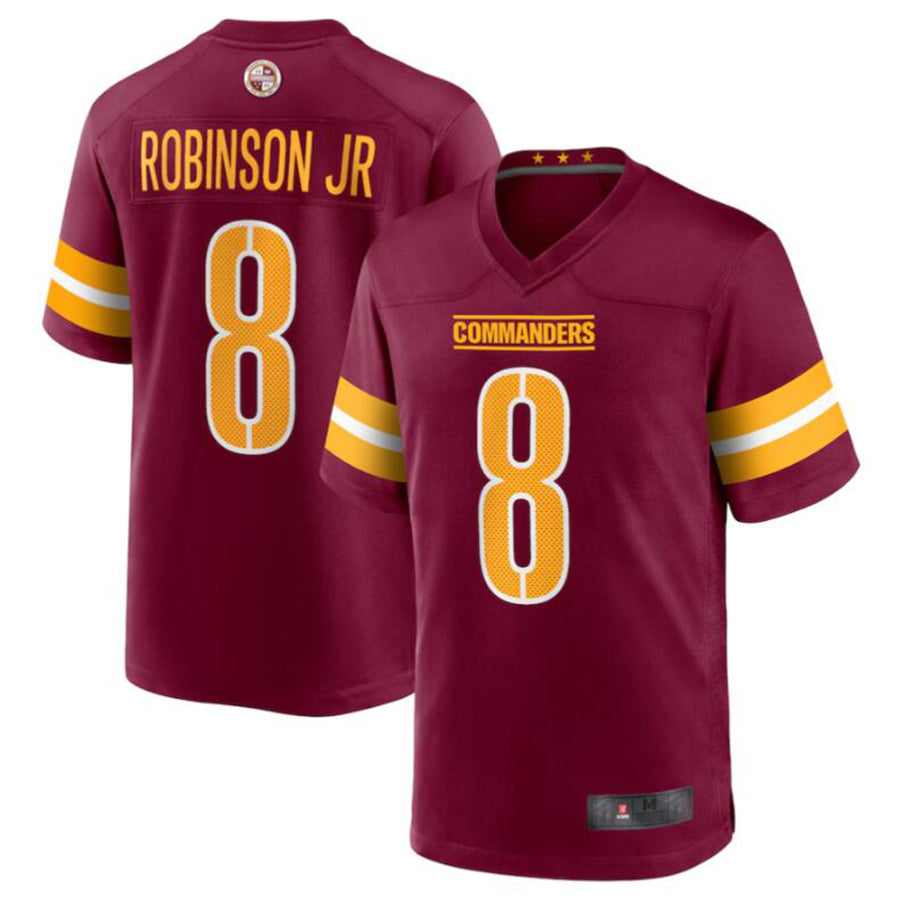 W.Commanders #8 Brian Robinson Player Burgundy Home Game product image 2