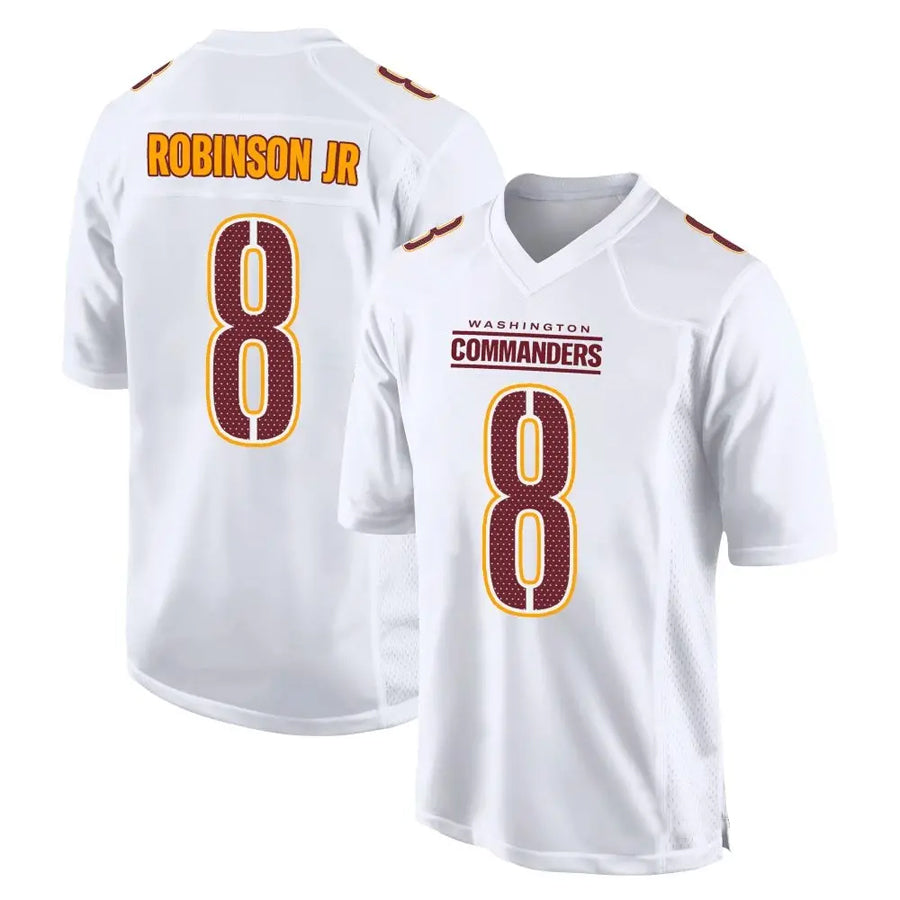 W.Commanders #8 Brian Robinson Jr. Player Tundra White product image 1
