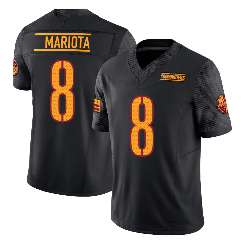 W.Commanders #8 Marcus Mariota Player Black Vapor F.U.S.E. product image 1
