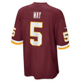 W.Commanders #5 Tress Way Player Burgundy Game Stitched product image 1