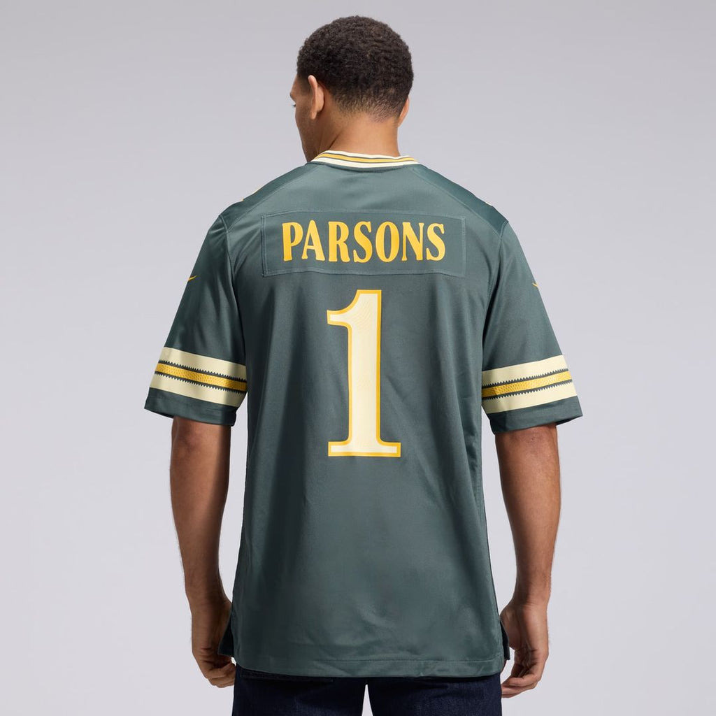 Green Bay Packers Micah Parsons Nike Green 2026 Rivalries Collection Game Jersey product image 3, provided for visual