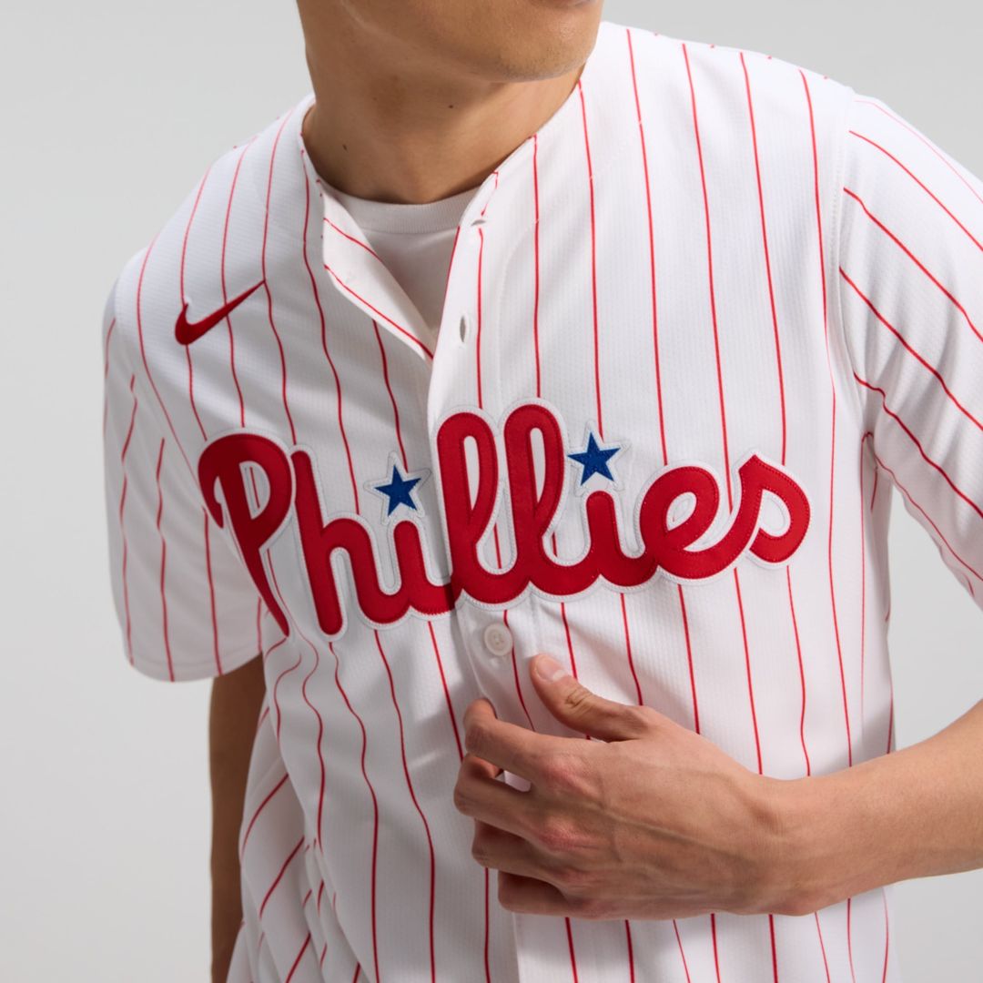 Philadelphia Phillies J.T. Realmuto Nike White Home Limited Player Jersey product image 10, provided for visual reference