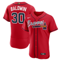 Atlanta Braves Drake Baldwin Nike Red MLB Awards Authentic Jersey product image 1, provided for visual reference and product
