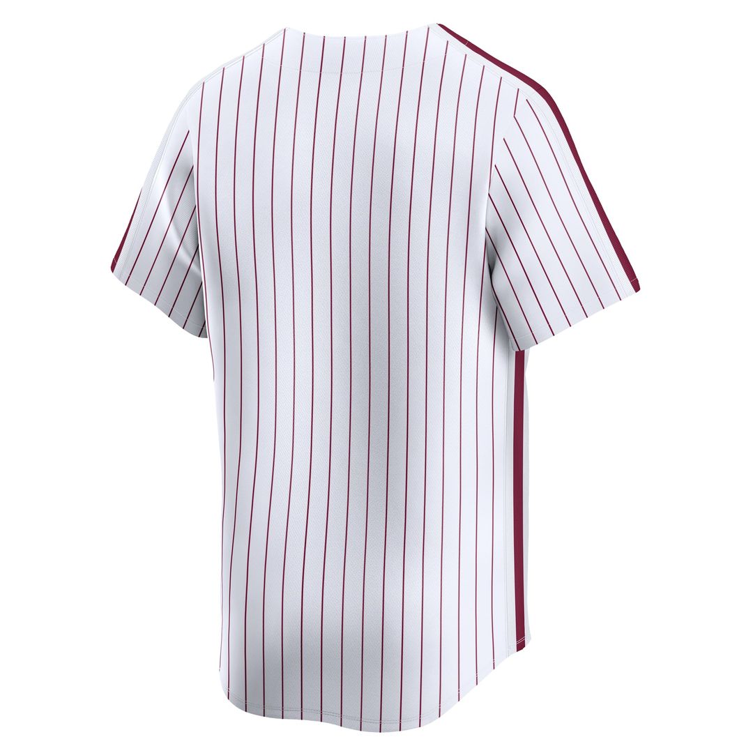 Philadelphia Phillies Nike White Cooperstown Collection Limited Jersey product image 3, provided for visual reference and