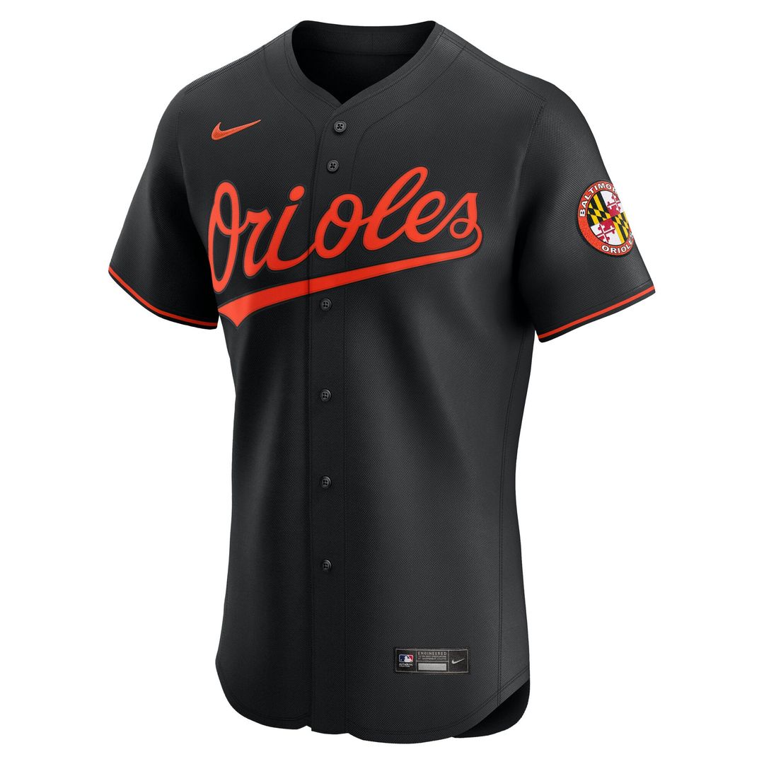 Baltimore Orioles Nike Orange Alternate 2 Elite Jersey product image 11, provided for visual reference and product detail