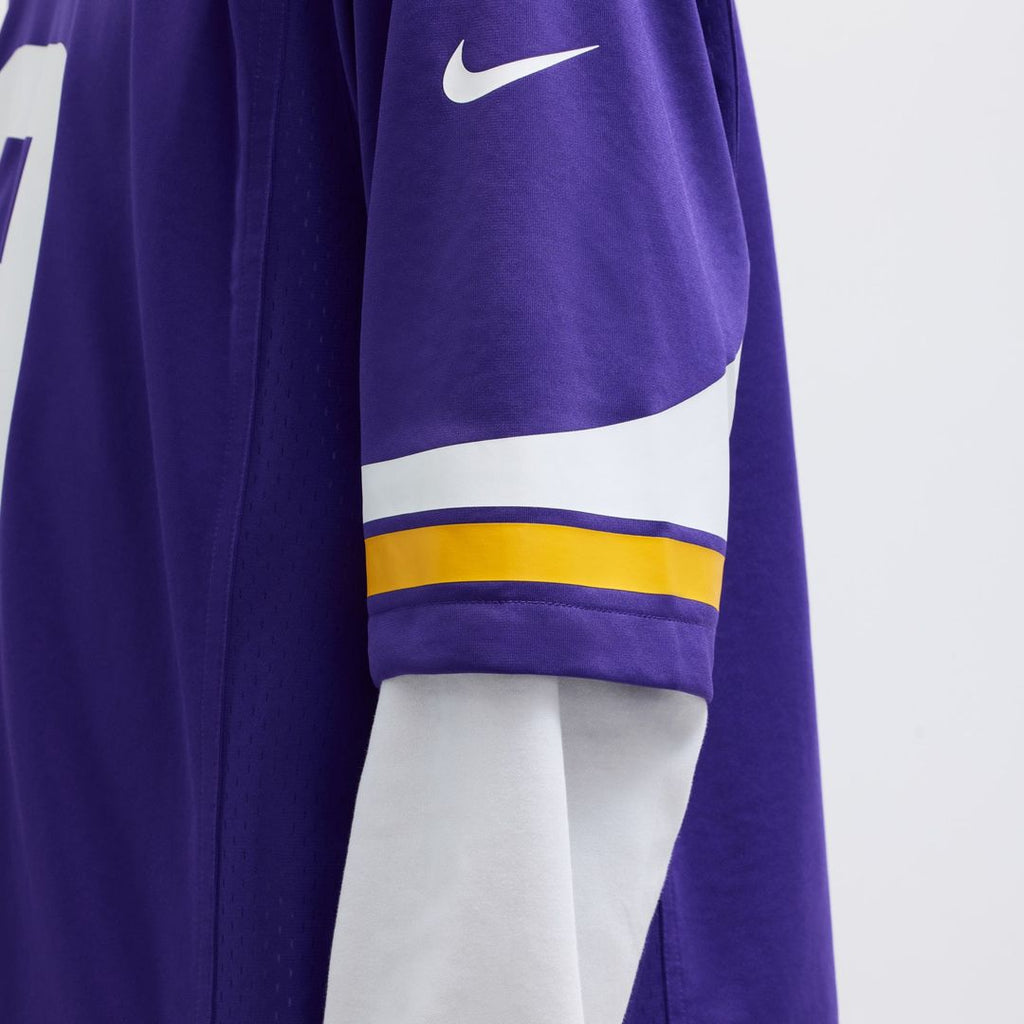 Minnesota Vikings J.J. McCarthy Nike White Alternate Game Player Jersey product image 16, provided for visual reference and
