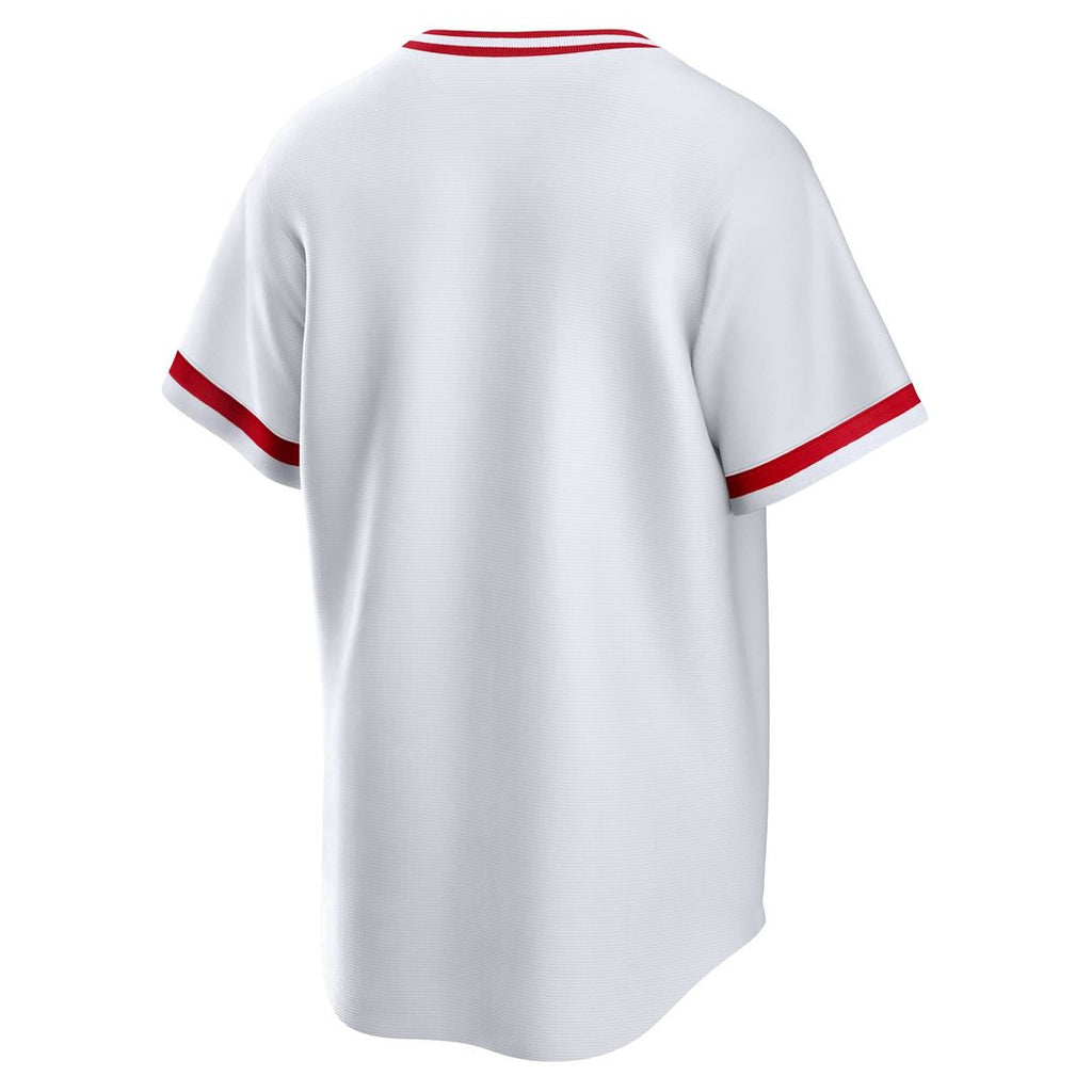 Cincinnati Reds Nike White Home Cooperstown Collection Team Jersey product image 3, provided for visual reference and