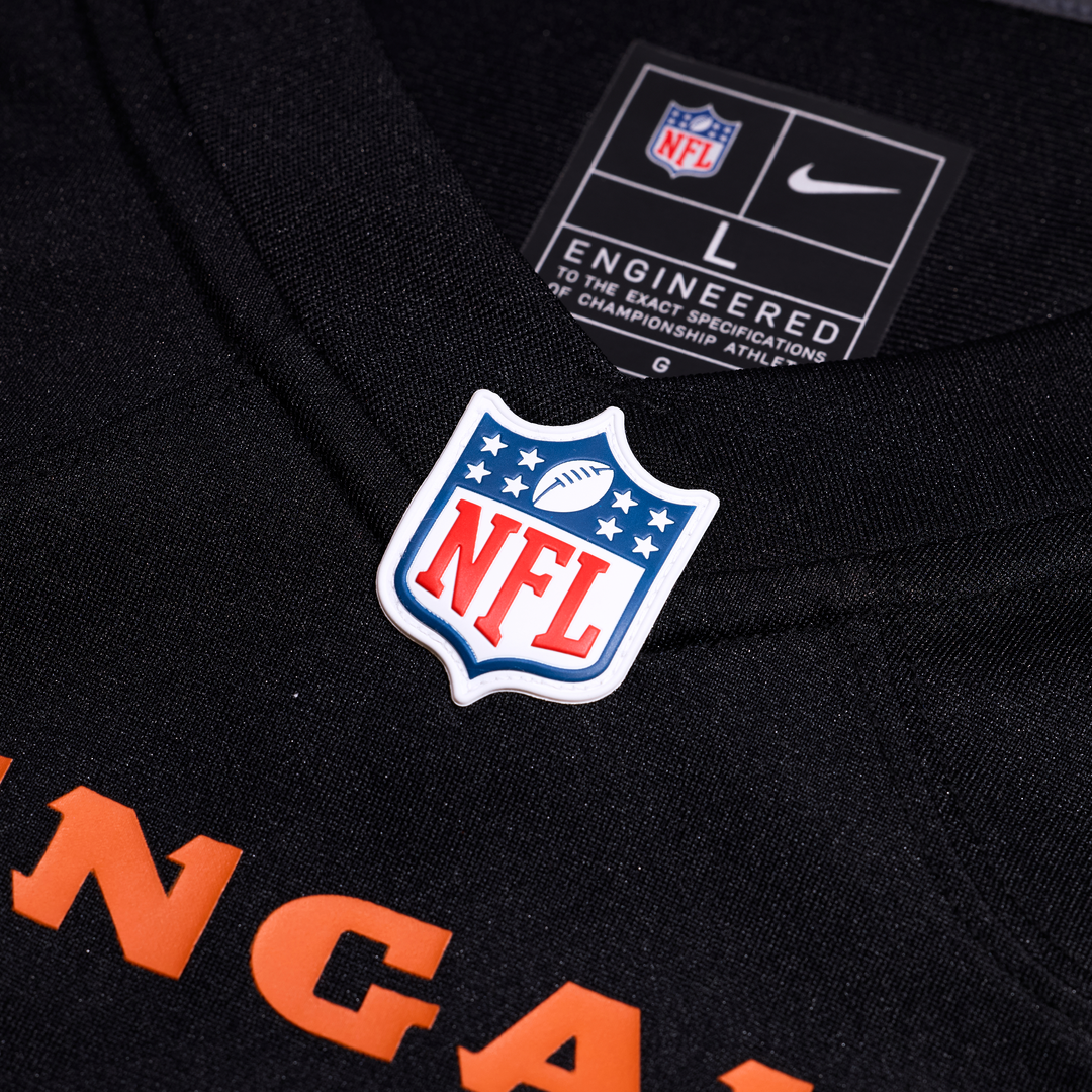 Cincinnati Bengals Cashius Howell Nike Black Team Game Jersey product image 4, provided for visual reference and product
