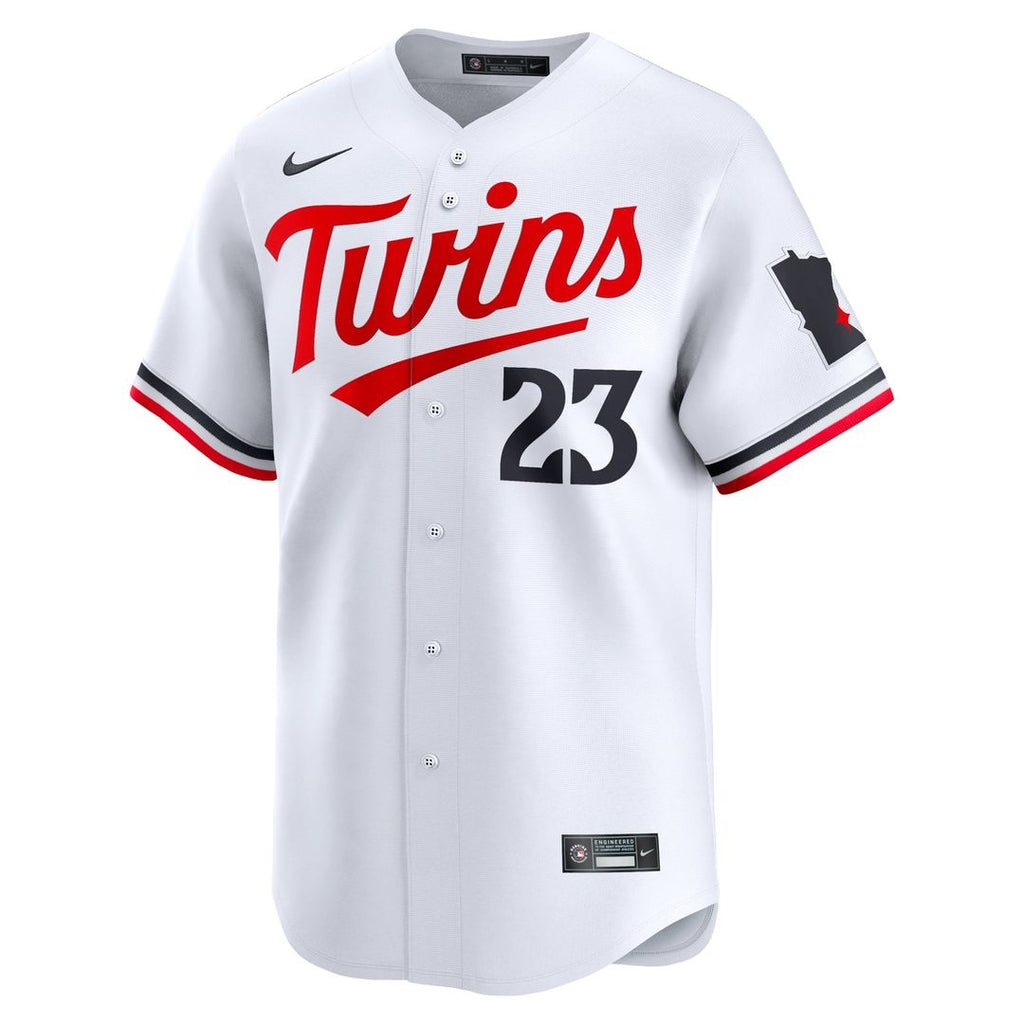 Minnesota Twins Royce Lewis Nike White Home Limited Player Jersey product image 2, provided for visual reference and product