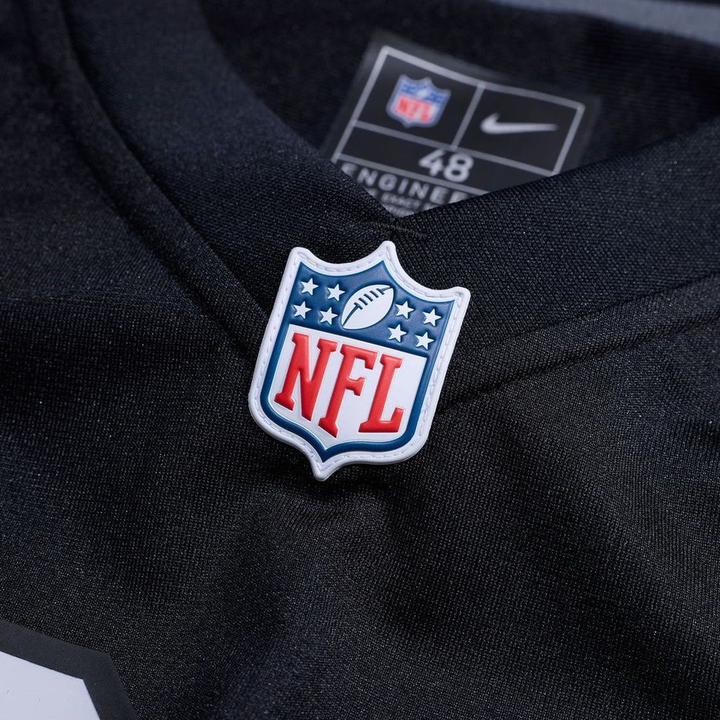 Las Vegas Raiders Decamerion Richardson Nike Black Team Game Jersey product image 4, provided for visual reference and
