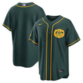 Australia National Team x MLB Nike Green Stadium Replica Jersey product image 1, provided for visual reference and product