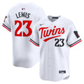 Minnesota Twins Royce Lewis Nike White Home Limited Player Jersey product image 1, provided for visual reference and product
