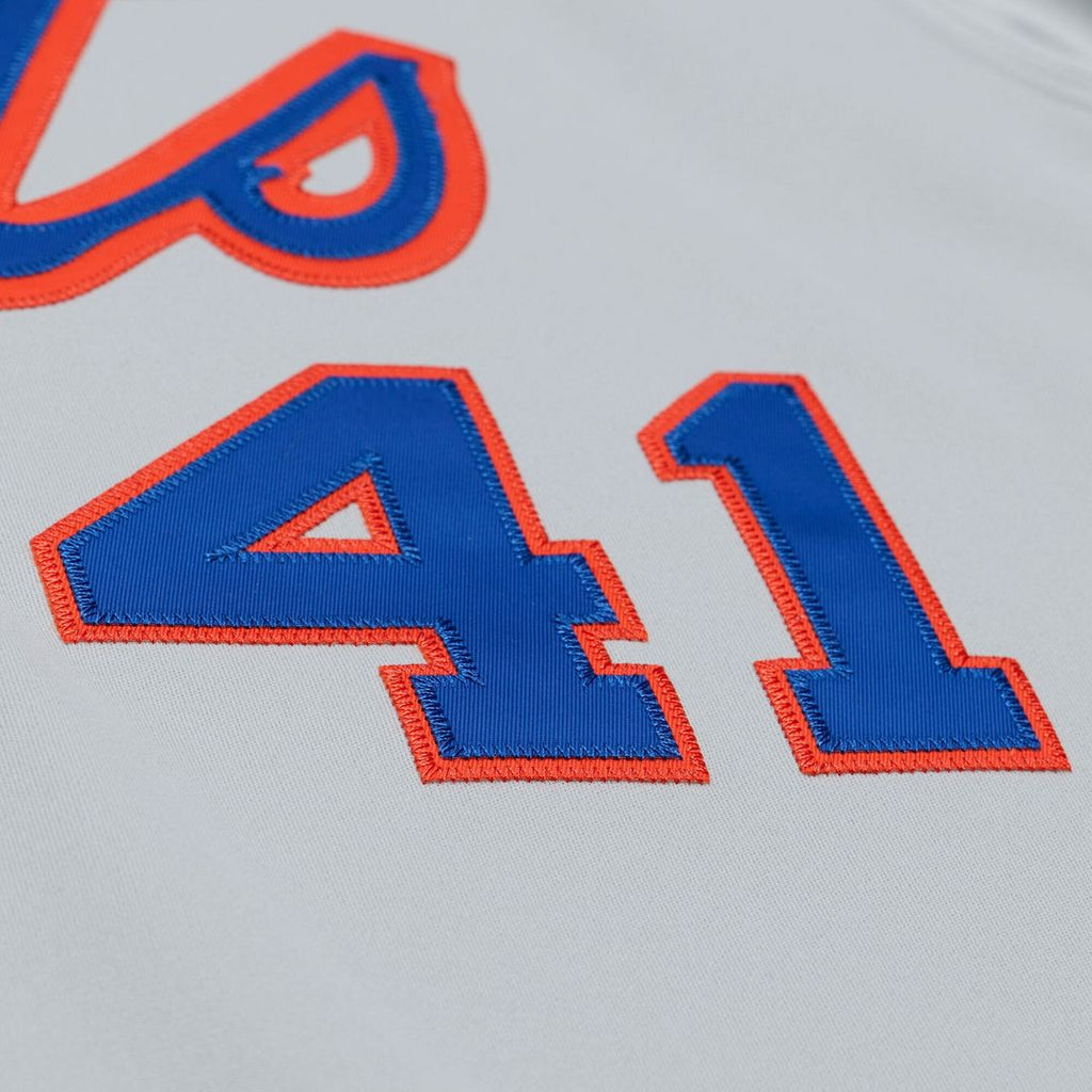 New York Mets Tom Seaver Mitchell & Ness Gray 1976 Authentic Jersey product image 8, provided for visual reference and