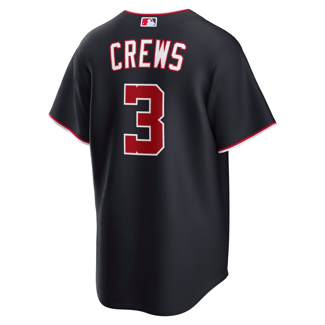 Washington Nationals Dylan Crews Nike Gray Road Replica Jersey product image 9, provided for visual reference and product