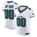 Philadelphia Eagles Nike White Vapor F.U.S.E. Elite Custom Jersey product image 1, provided for visual reference and product