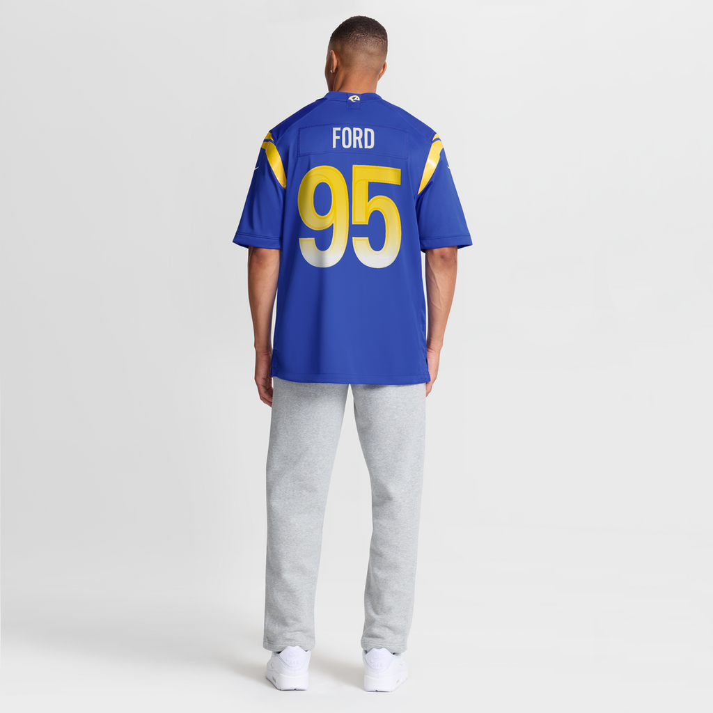 Los Angeles Rams Poona Ford Nike Royal Team Game Jersey product image 8, provided for visual reference and product detail