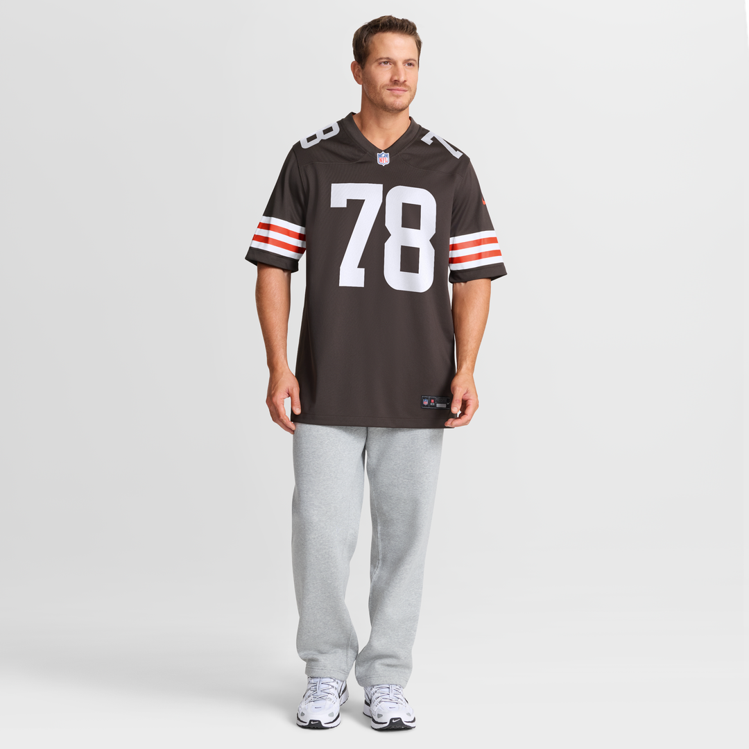 Cleveland Browns Jack Conklin Nike Brown Team Game Jersey product image 4, provided for visual reference and product detail