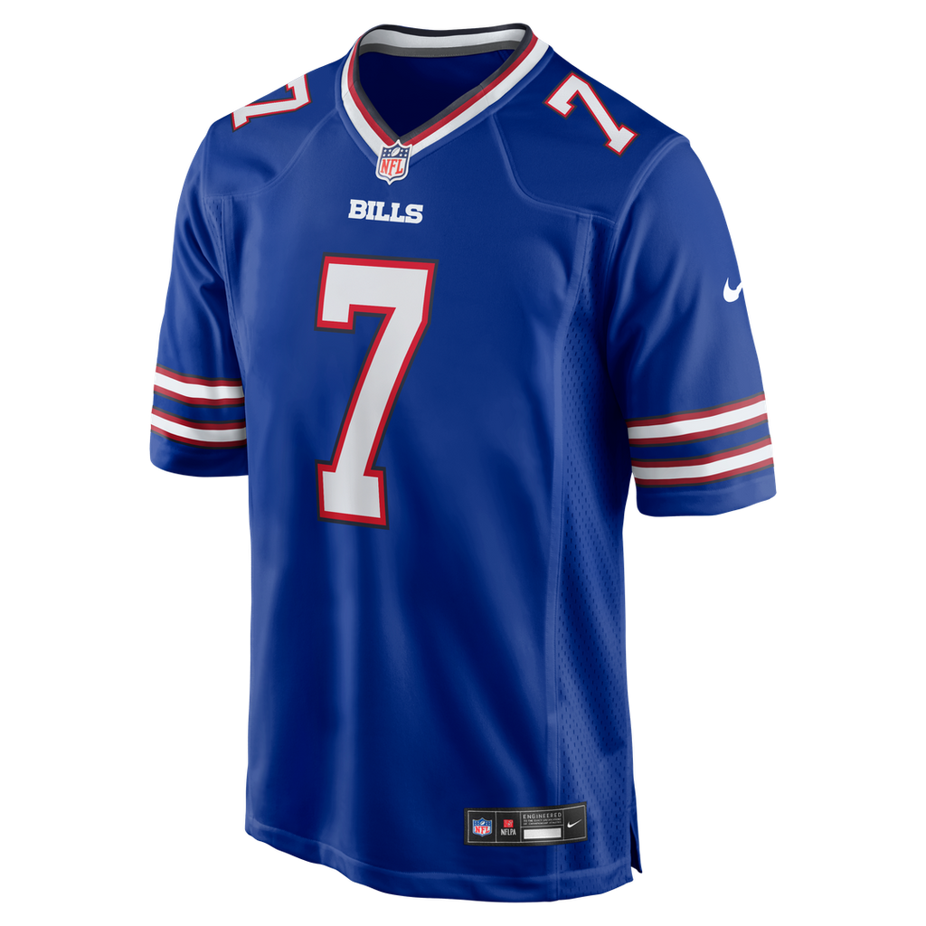 Buffalo Bills Doug Flutie Nike Royal Game Retired Player Jersey product image 2, provided for visual reference and product