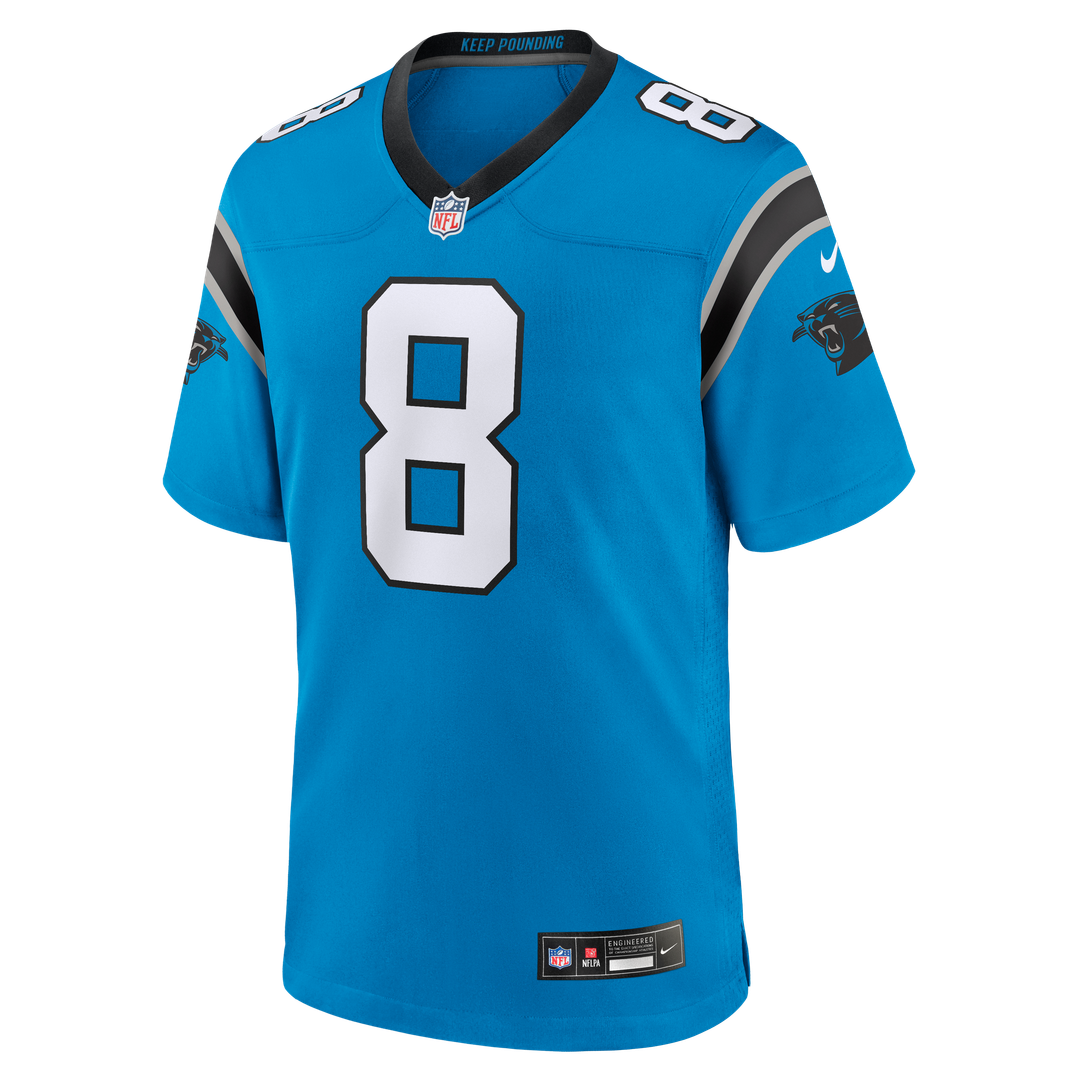 Carolina Panthers Jaycee Horn Nike Blue Alternate Game Jersey product image 6, provided for visual reference and product