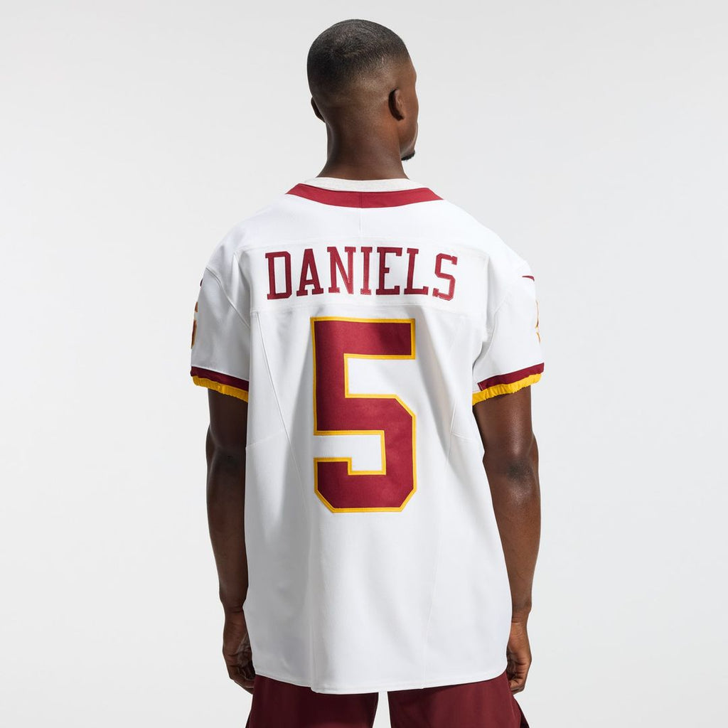 Washington Commanders Jayden Daniels Nike White Alternate 2 Super Bowl Era Vapor F.U.S.E. Elite Jersey product image 3,