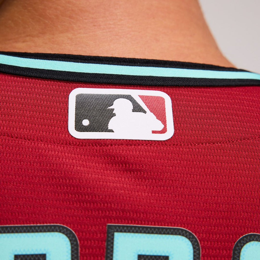 Arizona Diamondbacks Corbin Carroll Nike Crimson Alternate 2 Replica Jersey product image 12, provided for visual reference