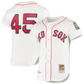 Boston Red Sox Pedro Martinez Mitchell & Ness White 1999 Cooperstown Collection Home Authentic Jersey product image 1,