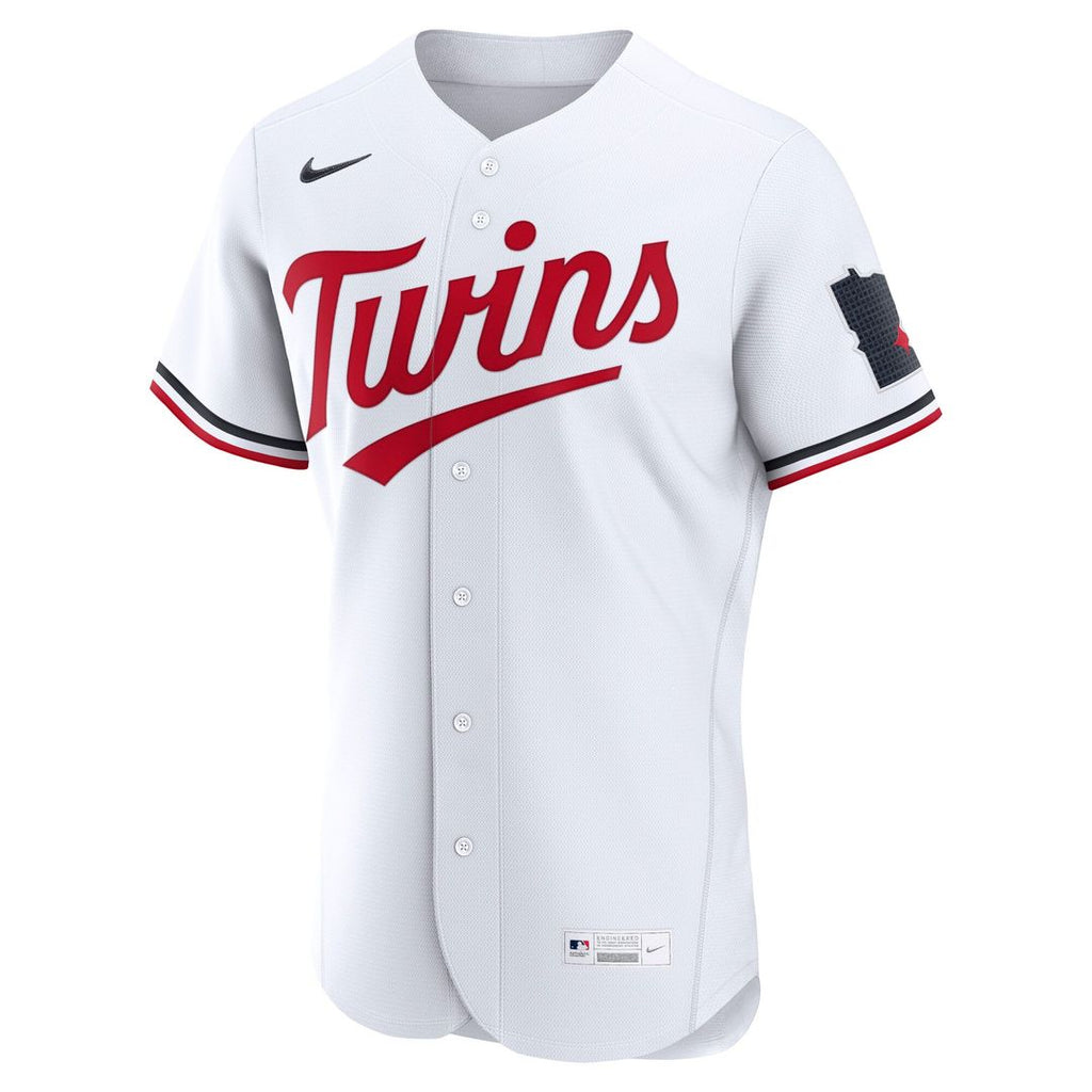 Minnesota Twins Nike White Home Authentic Jersey product image 5, provided for visual reference and product detail review