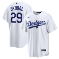 Los Angeles Dodgers Tarik Skubal Nike White Home Replica Jersey product image 1, provided for visual reference and product