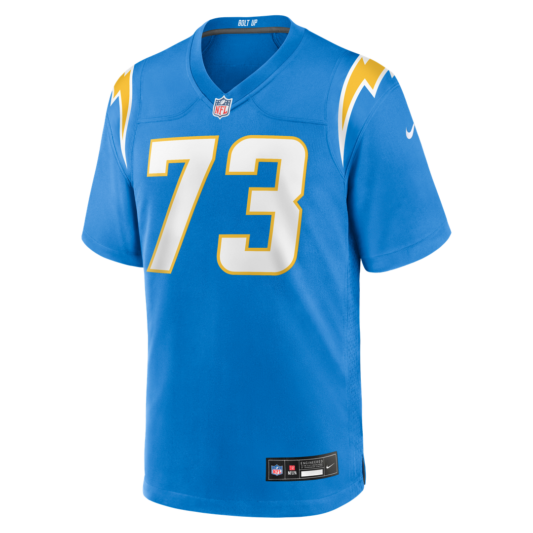 Los Angeles Chargers Alex Harkey Nike Powder Blue Team Game Jersey product image 4, provided for visual reference and