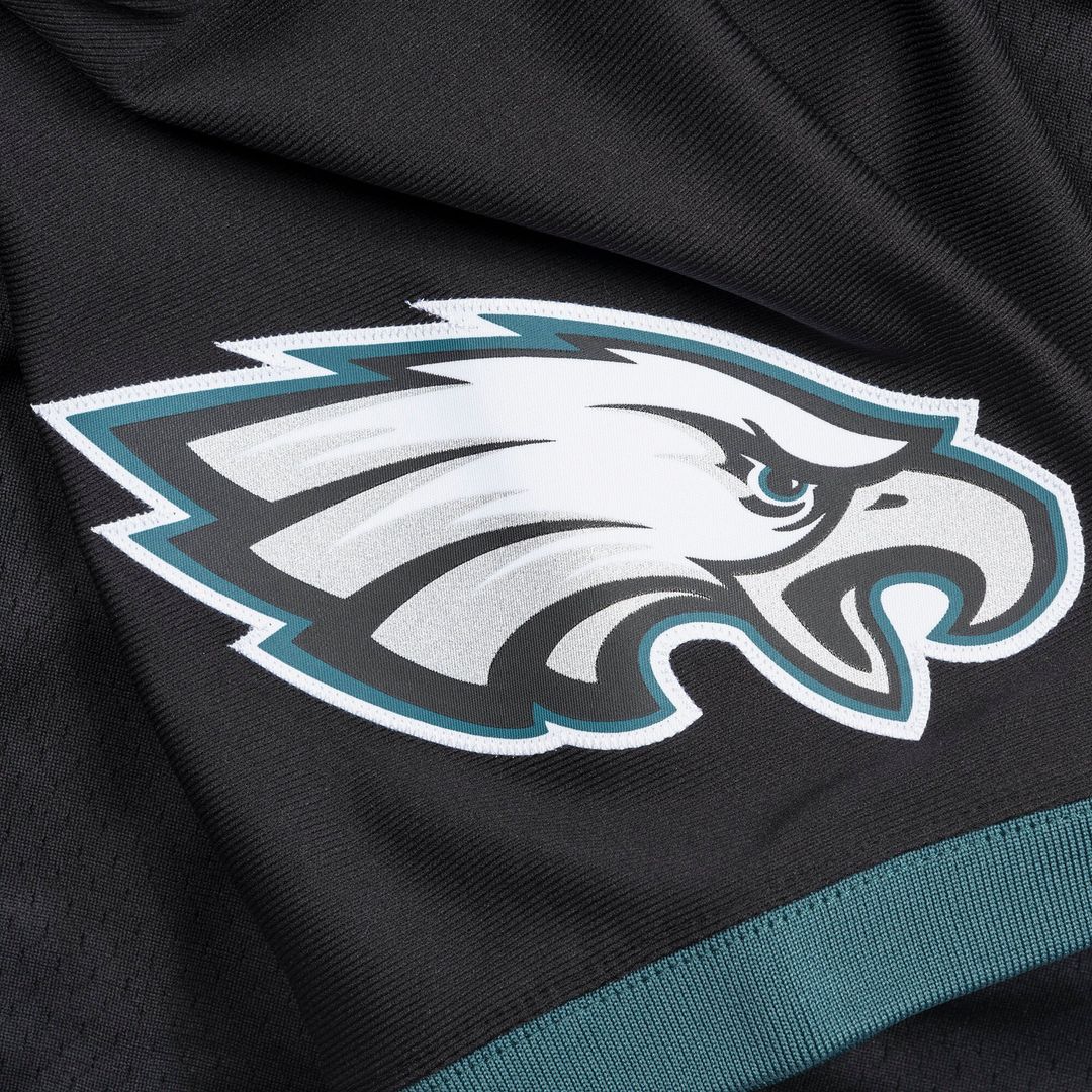 Philadelphia Eagles Brian Dawkins Mitchell & Ness Black Legacy Replica Jersey product image 4, provided for visual reference