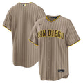 San Diego Padres Nike Sand Alternate Replica Jersey product image 1, provided for visual reference and product detail review