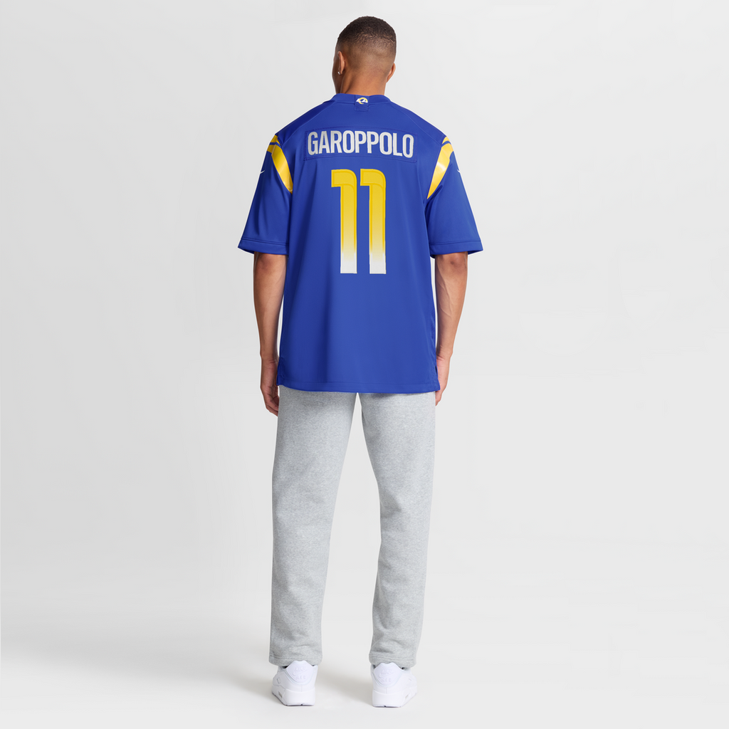 Los Angeles Rams Jimmy Garoppolo Nike Royal Game Jersey product image 8, provided for visual reference and product detail