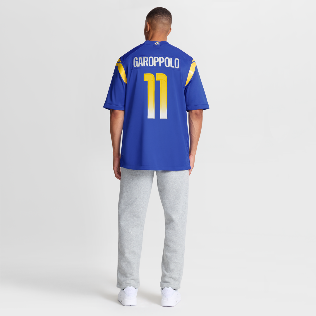 Los Angeles Rams Jimmy Garoppolo Nike Royal Game Jersey product image 8, provided for visual reference and product detail