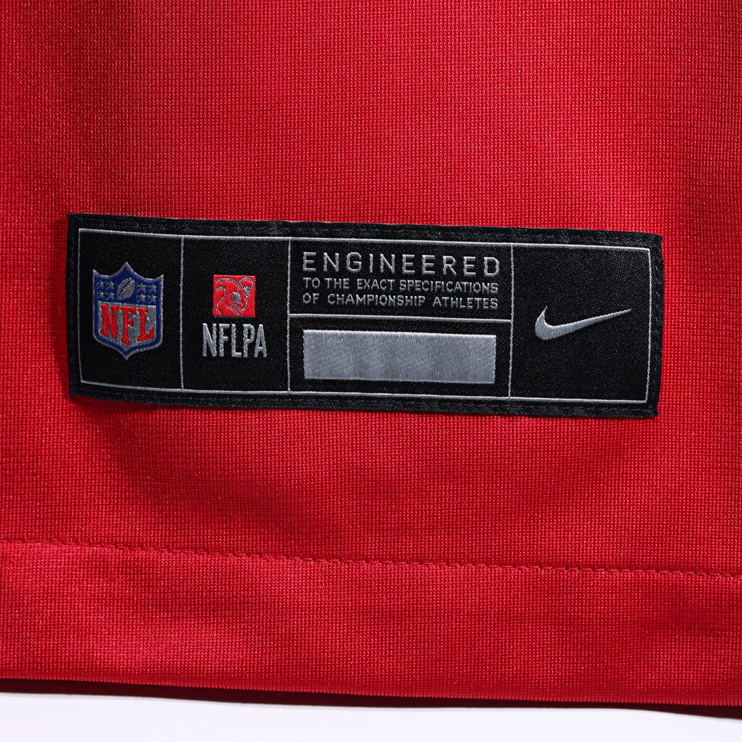Tampa Bay Buccaneers Derrick Brooks Nike Red Retired Player Game Jersey product image 7, provided for visual reference and