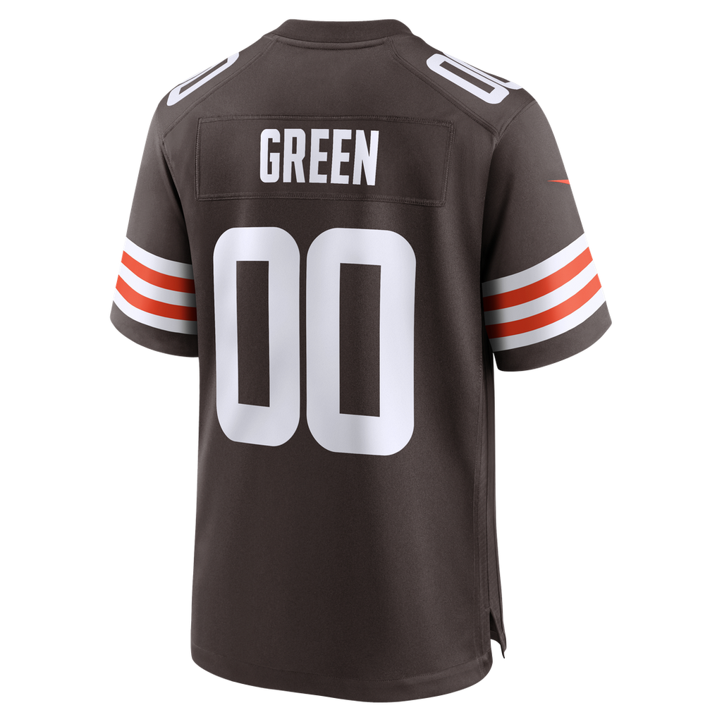 Cleveland Browns Taylen Green Nike Brown Game Jersey product image 3, provided for visual reference and product detail review
