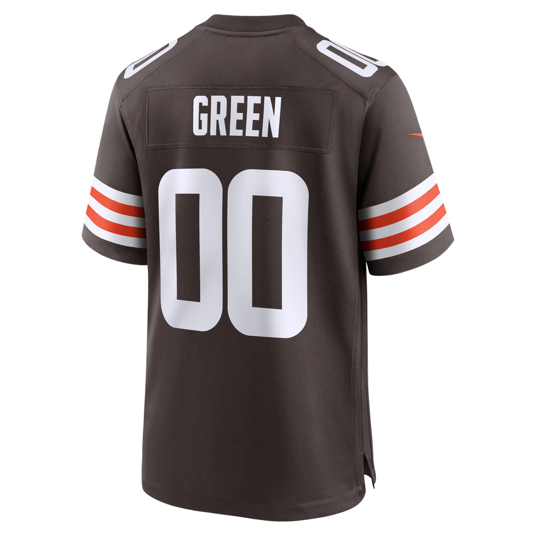 Cleveland Browns Taylen Green Nike Brown Game Jersey product image 3, provided for visual reference and product detail review
