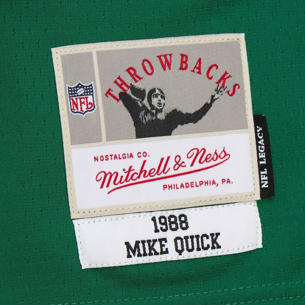 Philadelphia Eagles Mike Quick Mitchell & Ness Kelly Green Legacy Replica Jersey product image 5, provided for visual