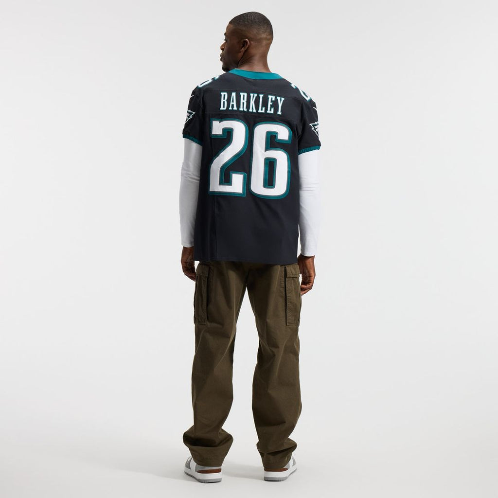 Philadelphia Eagles Saquon Barkley Nike Black Alternate Vapor F.U.S.E. Elite Jersey product image 18, provided for visual
