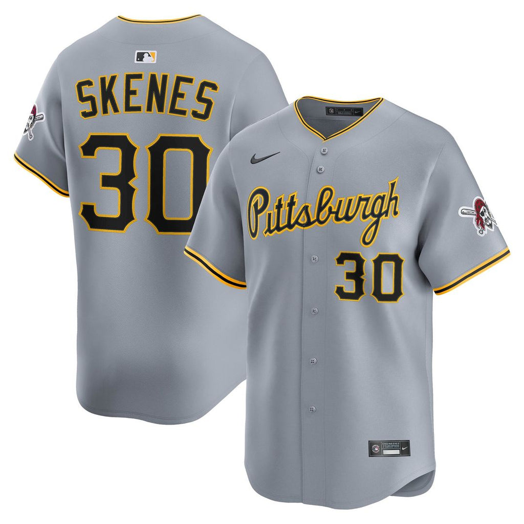 Pittsburgh Pirates Paul Skenes Nike White Home Limited Player Jersey product image 7, provided for visual reference and