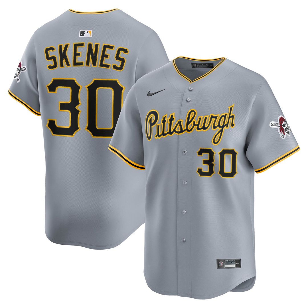 Pittsburgh Pirates Paul Skenes Nike White Home Limited Player Jersey product image 7, provided for visual reference and