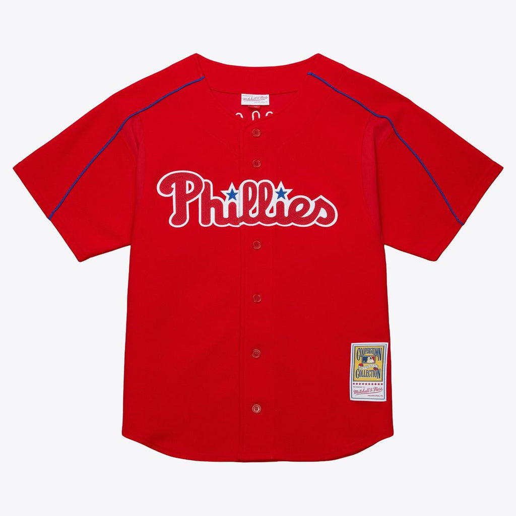 Philadelphia Phillies Ryan Howard Mitchell & Ness Red Big & Tall Cooperstown Mesh Batting Practice Jersey product image 2,