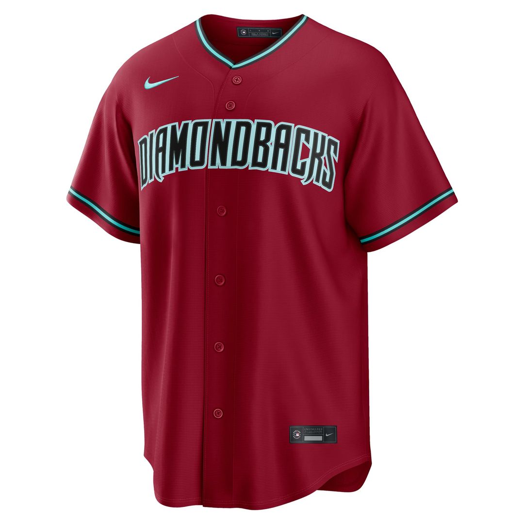 Arizona Diamondbacks Corbin Carroll Nike Crimson Alternate 2 Replica Jersey product image 19, provided for visual reference