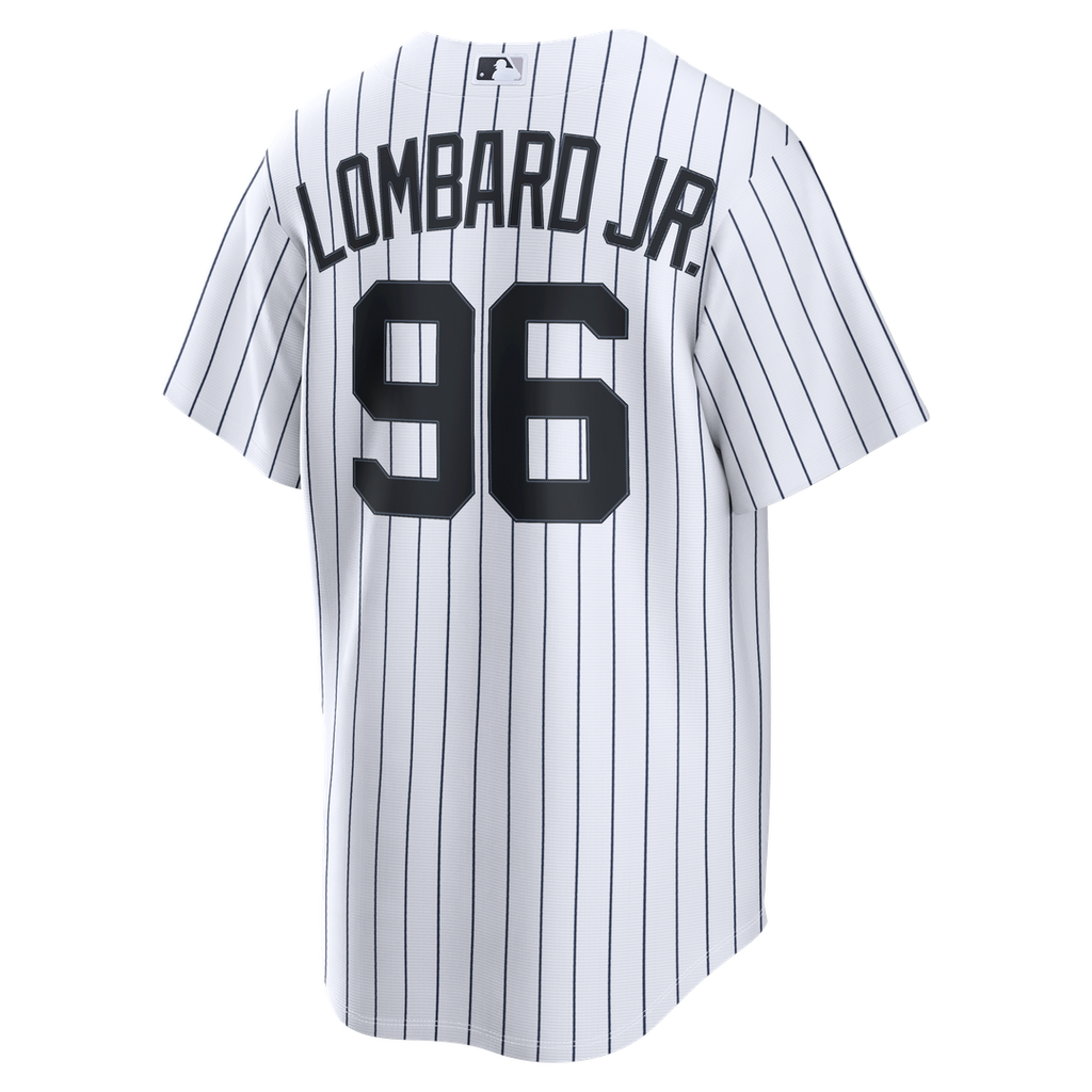 New York Yankees George Lombard Jr. Nike White Home Replica Jersey product image 3, provided for visual reference and