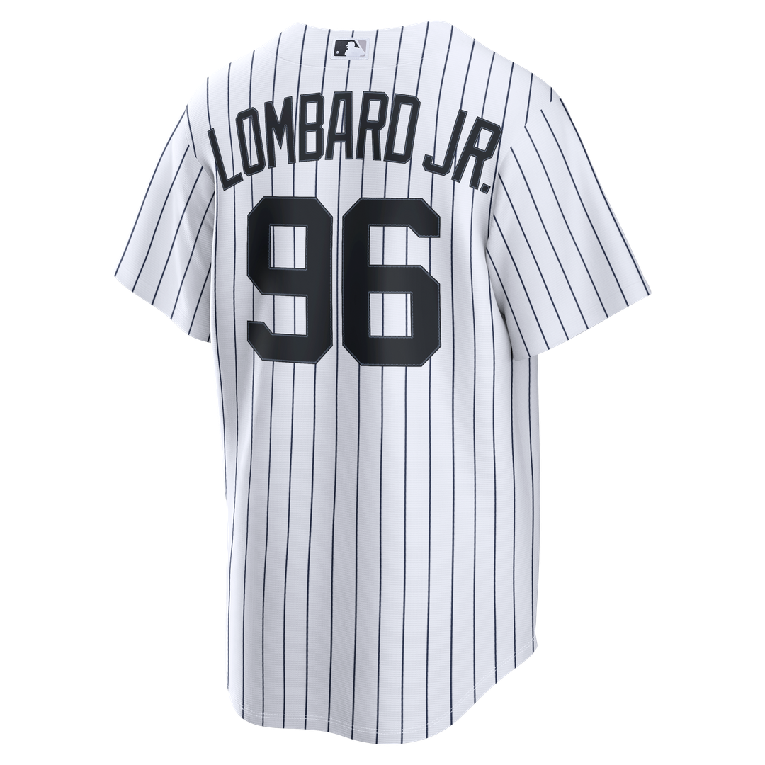 New York Yankees George Lombard Jr. Nike White Home Replica Jersey product image 3, provided for visual reference and