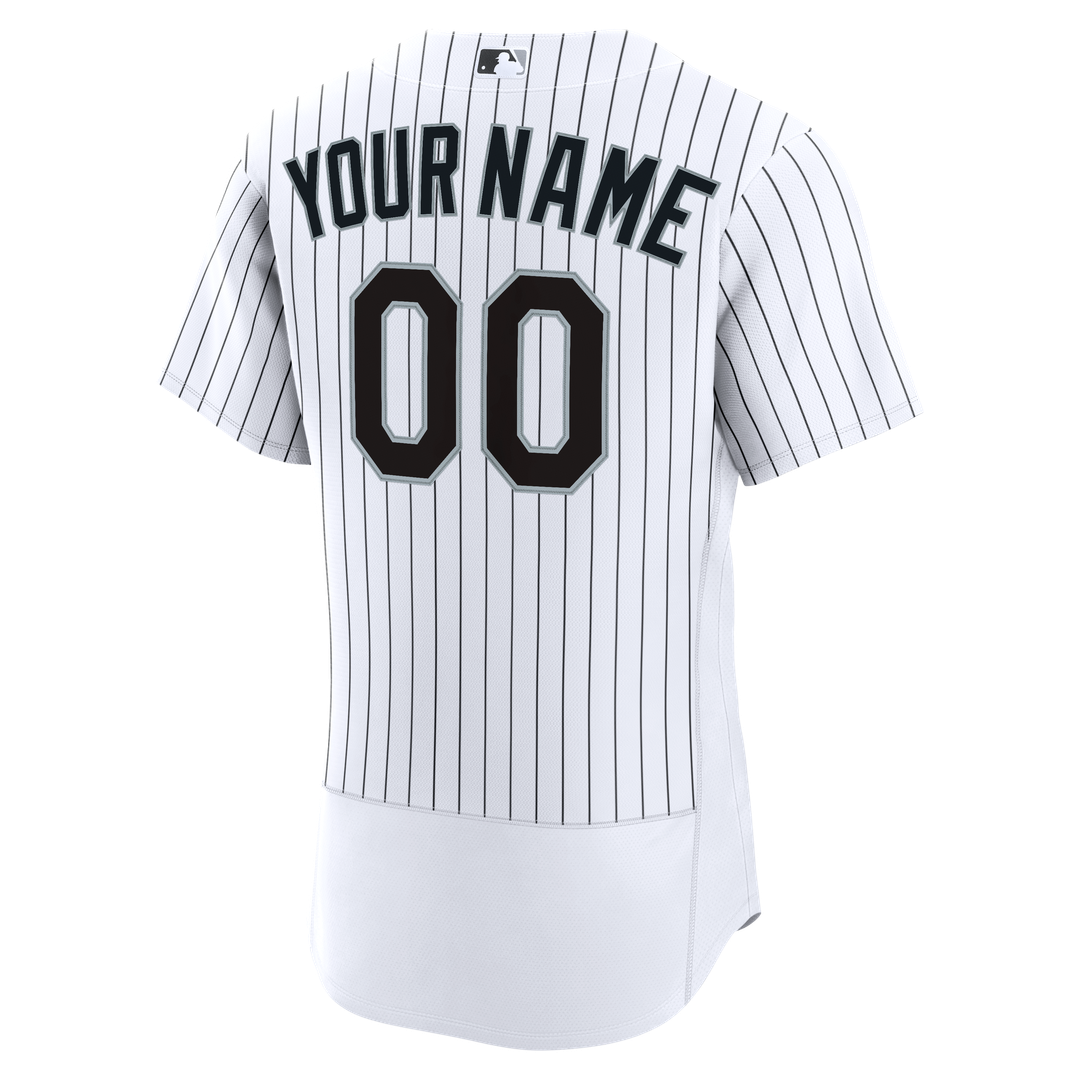 Chicago White Sox Nike White Home Authentic Custom Jersey product image 3, provided for visual reference and product detail